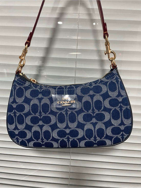 Coach Handbags - Coach Blue Shoulder Bag